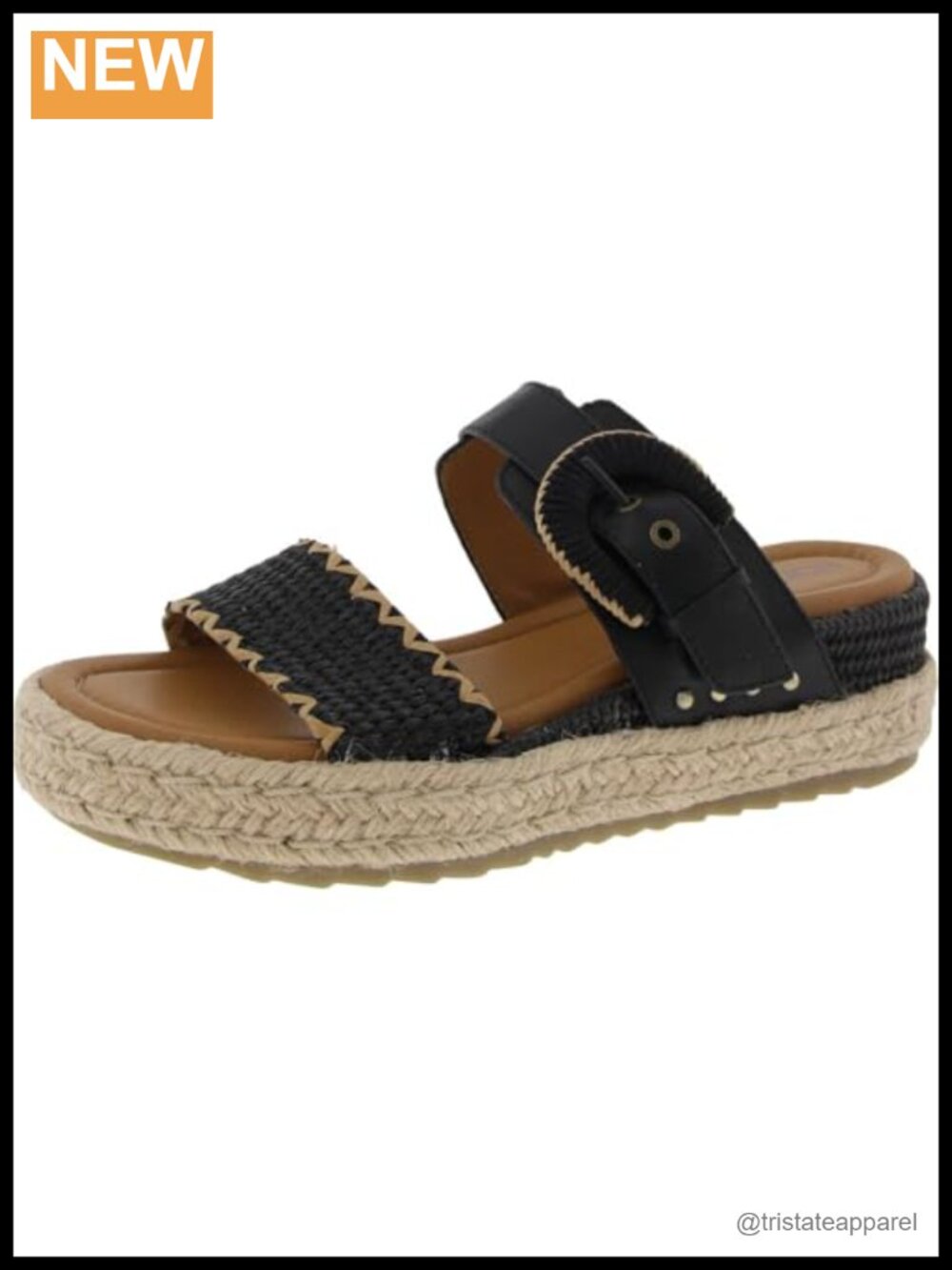 Womens Colla Platform Slide Sandals Slip On Cushioned Insole Slingback